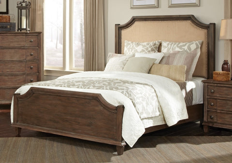 Delgarno King Complete Bed Frame with Upholstered Headboard