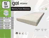 Select 5" GEL Memory Foam Mattress